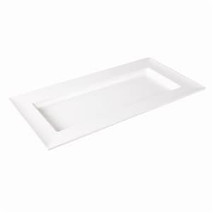 Rectangular Dover Tray Colour: White. 375(H)x 187(W)x 30(D)mm