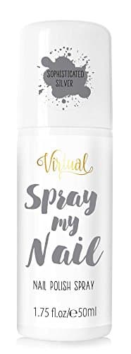 Spray-on nail varnish.