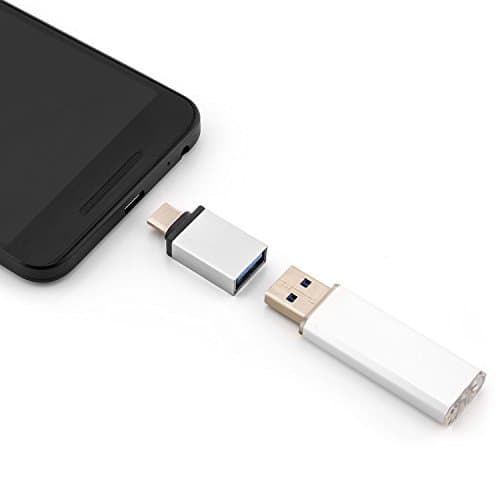 Finoo® USB Adapter USB 3.1 OTG USB Adaptor C To USB A Adapter – MacBook Pro Adapter – [Lifetime Warranty] – C ADAPTER FOR HTC Spark/HTC 10, G5/G6, Galaxy S8 A3 A5/A7 (2017) Set of 2