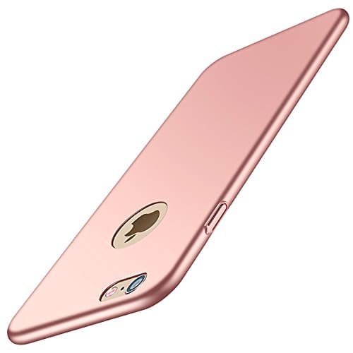 iPhone 7/7s Case, ZFeibi Hard PC iPhone 7/7s Cover [4.7inch] with Full Tempered Glass Screen Protector Anti-Scratch Lightweight Ultra-Thin for iPhone 7 Case - Rose Gold