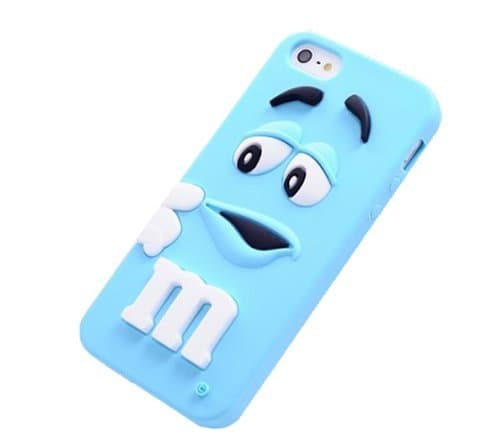 Rainbow Bean /M&amp;M's chocolate bean Soft Silicone Back Cover Case for iPhone 4 4s 4G