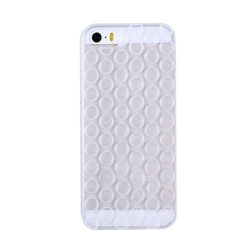 T TTOTT Funny Cute Double case, Soft 3D Bubble Wrap Design Skin Cover Protector, Creative Soft Protective Case For IPhone 5/5s, 6s/6plus- Four Candy Color and 2 Luminous Available