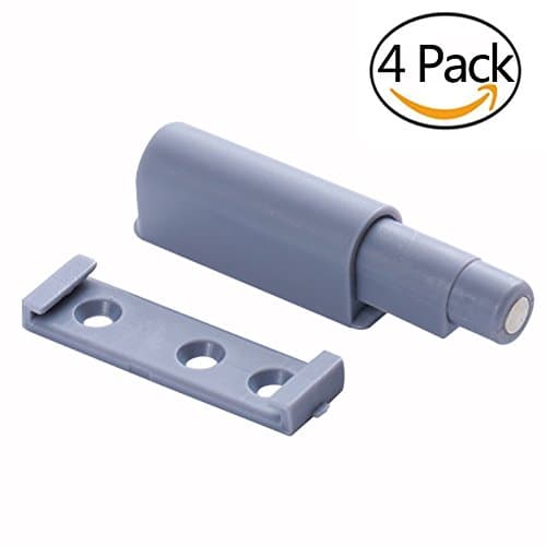 Pack of 4 Push Open System Damper Buffer Magnetic Locking for Door Wardrobe 42/69 mm