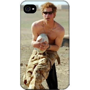Prince Harry Hard iPhone 4/ 4S Case / Cover - Black