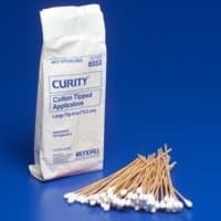 CURITY COTTON-TIPPED APL SW 6IN