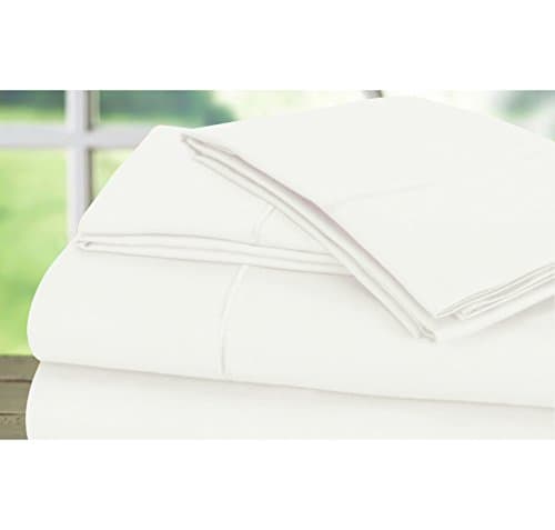 600 Thread Count 100% Cotton Sheet Set With BONUS Pillowcases,Queen Sheets, Smooth Sateen Weave, Deep Pockets, Luxury Bedding, Queen Sheets 6 Piece Set With Marrow Hem,White New, by Dream Castle