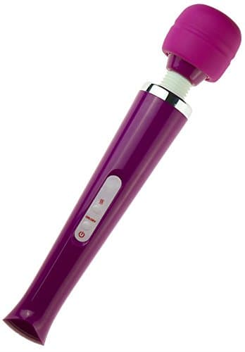 Handheld Wand Magic Massager Therapy 10X Multi-speed Strong Vibration USB Rechargeable Purple
