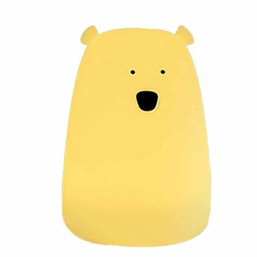 Ikevan 1X Bear LED Led Silicone Night Lamp (Blue)
