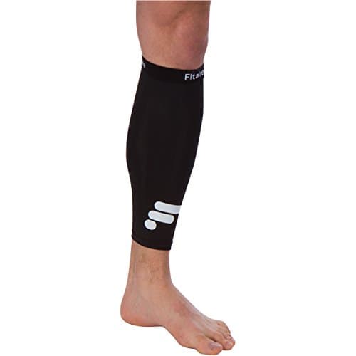 Fitaire Premium Calf Support Compression Sleeve - Ideal for Running, Workouts, Weightlifting, Yoga and for Supporting Calf Muscles - Faster Recovery - Maximum Comfort