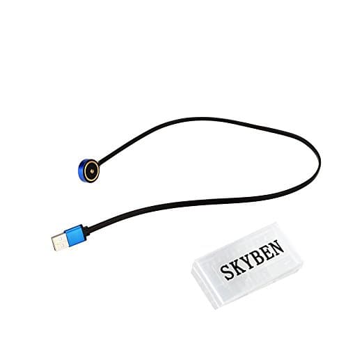 SKYBEN Olight PL-MINI Valkyrie Magnetic Charging Cable,Specially Designed for PL-MINI Weapon Light, with Battery Case (PL-MINI Magnetic Charging Cable)