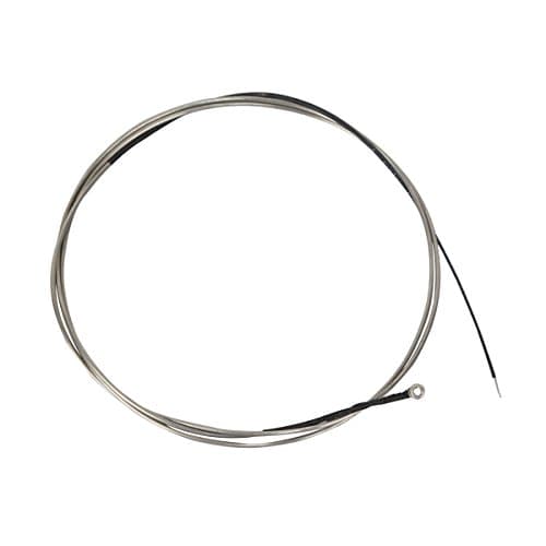 Blueseason Silver Wound Cello String Set C-G-D-A Steel Core Nickel 4 Pcs,Black