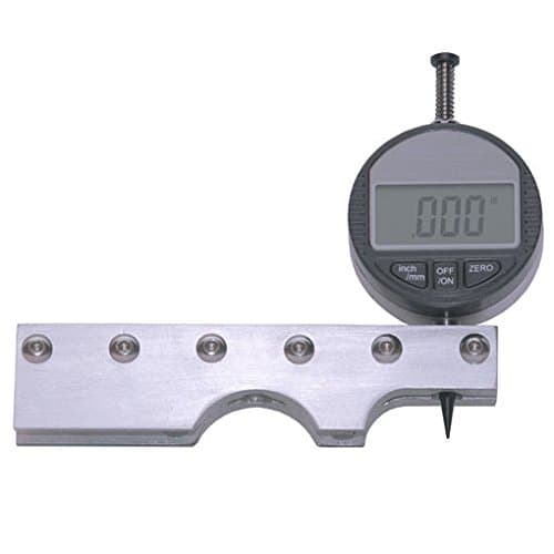 Western Instruments N88-12-I Magnetic Reference Pit Gauge with Inch Dial Indicator, Range: 0.0-0.5", Resolution: 0.001", Dial Diameter: 1.4", 5.5" Long, 0.75" Wide Blade with Inverted V Edge