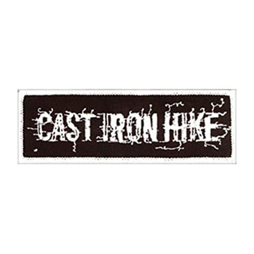 Cast Iron Hike Men's Embroidered Patch Black