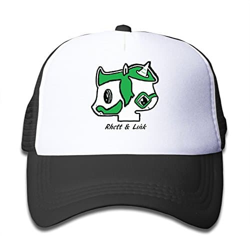 PGiG Kid's Rhett And Link Adjustable Mesh Trunk Baseball Hat/Cap
