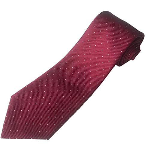 100% Silk Extra Long Polka Dot Tie for Big and Tall Men (63-inch Extra Long and 70-inch Extra Extra Long, 3.75 Inches Wide)