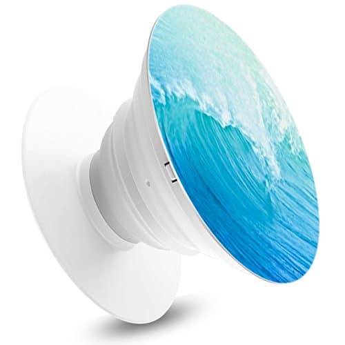 iStrip Pop Expanding Stand and Grip For Smartphone Tablets（Wave）-Phone Holder Grip（Random delivery between Wave and Elephant）