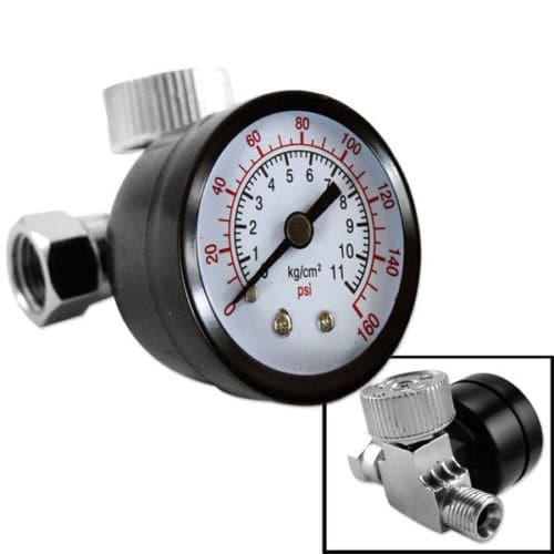 Pneumatic Air Control Compressor Pressure Gauge Regulating Regulator Valve