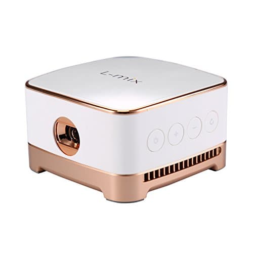 Video Projector DLP LED 1280x800 HD 3D Support 1080P Android System WiFi&Bluetooth Home Theater Portable Mini Cinema USB AV SD HDMI Game Multi-screen Sharing Touch Control Projectors White
