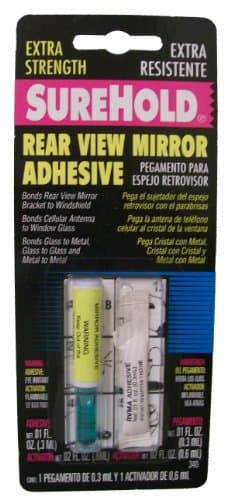Surehold Rear View Mirror Adhesive -.03Oz, Clear