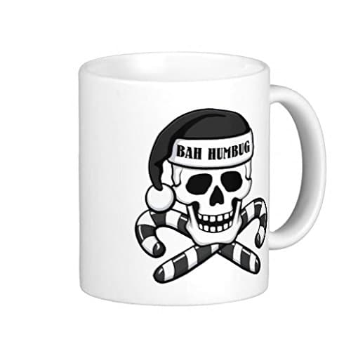 Coolflyer Bah Humbug Skull Mug