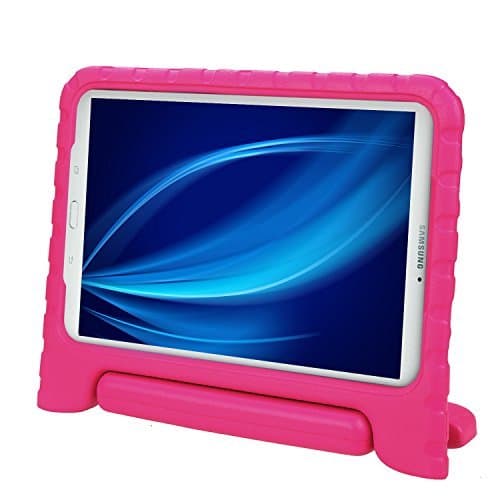 Color Our Life Samsung Galaxy Tab E Lite 7.0/Tab 3 Lite 7.0 Kids Case,Shock Proof Convertible Handle Light Weight Super Protective Stand Cover for Tab E Lite 7.0/Tab 3 Lite 7.0 Inch Tablet (Rose)