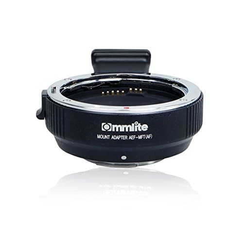 Commlite Lens Mount Adapter cm-AEF-MFT (Canon EF → Micro Four Thirds Conversion) with Electronic Contact