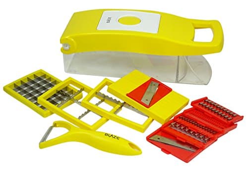 Blaze Kitchen Multipurpose Vegetable &amp; Fruit Cutter Quickpush Food Chopper Slicer Dicer