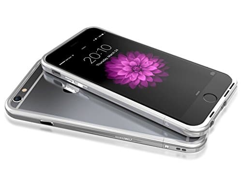 iNACU iPhone 6/6S 6 Plus/6S Plus, Lightning Full Bumper, Aluminum Metal Protective Frame (6/6S Silver)