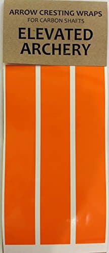 Elevated Archery Arrow Cresting Wraps for Carbon Shafts Pack of 24