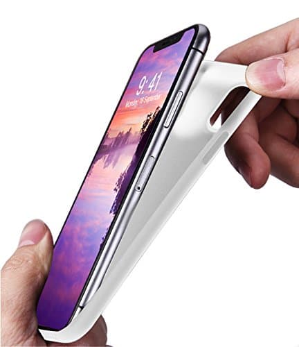iPhone X Case PP Ultra Thin [0.35mm] Thinest [0.4g] Lightest Wireless Charging Supported Protective Lightweight Cover Case (Clear)