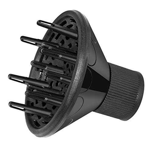 Hair Diffuser, Hair Blow Dryer Diffuser Attachment Professional Salon Tool for Fine Thick Curly Frizzy and Wavy Hair, Dry and Gain Volume Without Frizz