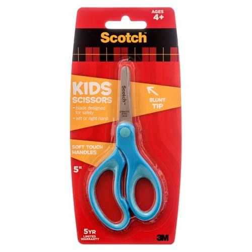 DOLLARITEM 3M SCISSORS TIP POINT W/ SOFT HANDLE #SCOTCH #1442P Pcs Per case : 48