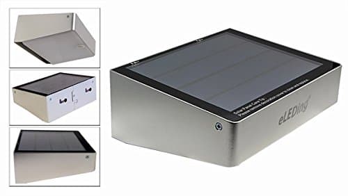 2 Units of Solar Powered 53 LED Compact Self-Contained, Dusk to Dawn Lights, for Entrances Patios Walkways Outdoor Wall Path Landscape Garden Fence 180 Degree Coverage Lighting Lamp
