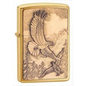 Zippo Where Eagles Dare Lighter. Engraved by Pocket Gift using Traditional Diamond Cut Techniques. Presented in an Attractive Quality Gift Box.