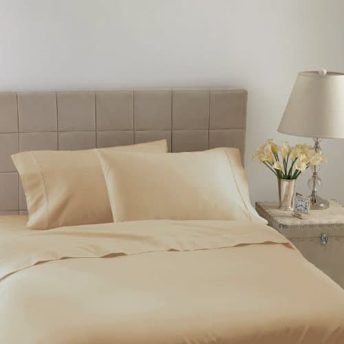 Hotel Luxury Reserve Collection 600 Thread Count Sheet Set - Queen - Ivory Solid