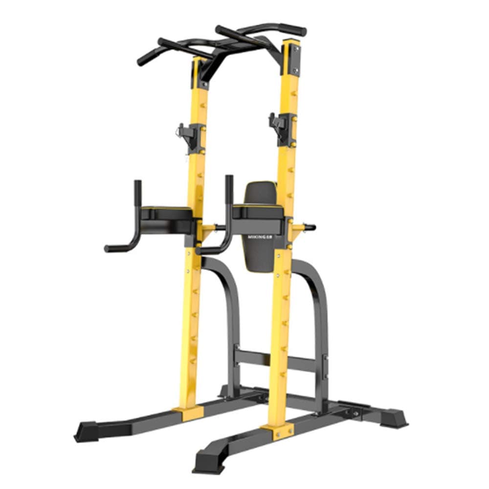 XDXDO Single Parallel Bars Home Pull-Ups Indoor Training Rack Adult Weight Bench Press Squat Rack Station with Adjustable Pull Up Bar