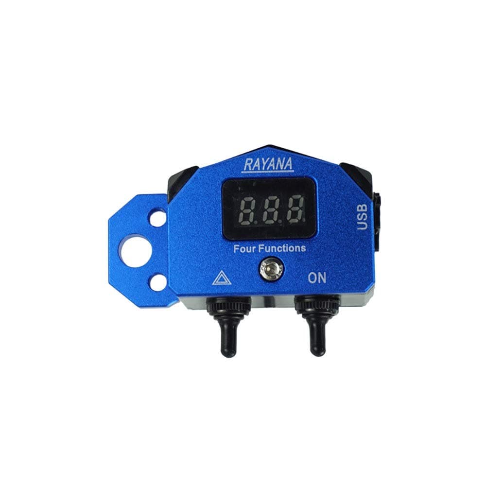 Switch Controllers Motorcycle Handlebar Control Switch ON-OFF Push Button With Voltage Displayer USB Charger for Iphone Cellphone (Color : Blue)