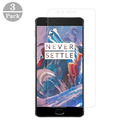 OnePlus 3/OnePlus 3T Screen Protector [3-Pack], Curvologys Full Screen Coverage 3D PET HD Screen Protector HD Clear Anti-Bubble Film for OnePlus 3/OnePlus 3T