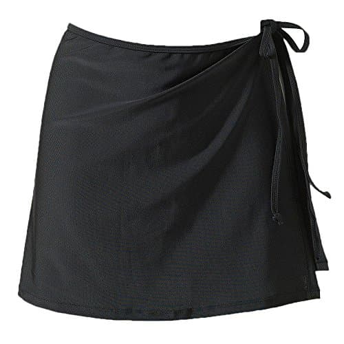 JadeRich Women's Side Slit Beach Wrap Solid Bikini Cover-up(No Bottom)