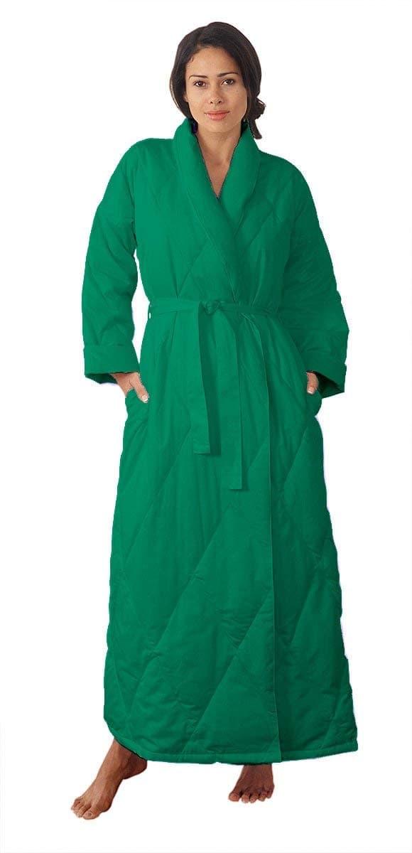 Warm Things Quilted Down Robe