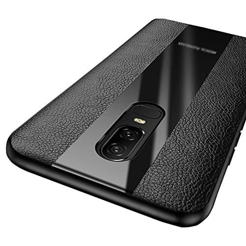 Heroisnice Compatible with Oneplus 6t Case 1plus One Plus Plus6t Op 6 t 1plus6t Phone Cover Slim Protective Square Bumper 6.41 Inch (Black)