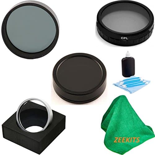 4 Piece Filter Kit (UV-PL-ND4-ND8) for DJI Phantom3 Standard, Phantom 3 Advanced, Phantom 3 Professional Quad-copter Drone + 3pc Lens Cleaning Kit