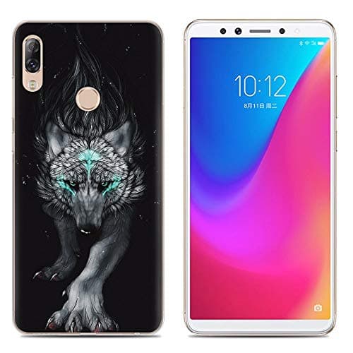Easbuy New Version Glossy Silicone Case Protector TPU Bumper Case Back Cover Phone Back Case for Lenovo K5 Pro Smartphone