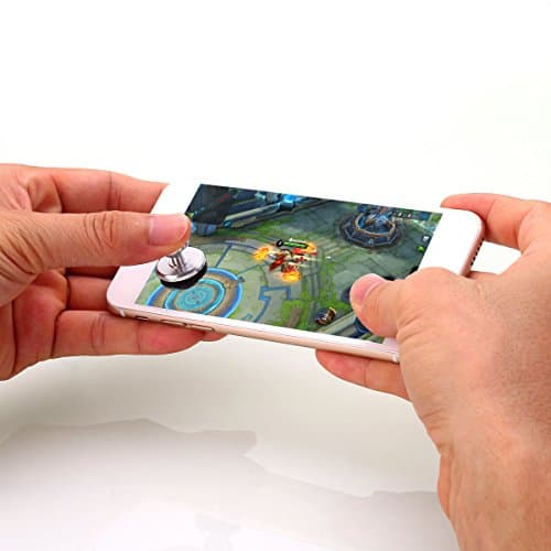 1PCS Joystick-IT Joypad Arcade Game Stick Controller For Touchscreen iPhone iPad 2 3 4 Samsung HTC Andriod Smart Phone Tablet PC Pad (Silver)