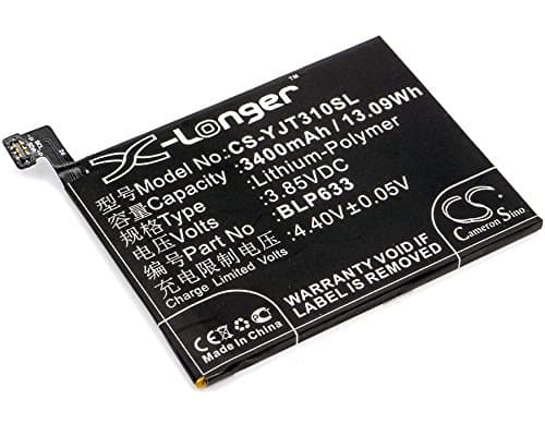 3.85V Battery for Oneplus 3T Dual SIM Premium Cell 3400mAh Li-Polymer + Pathusion Pry Tool