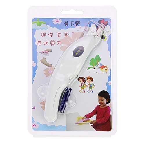 Mini Electric Safety Scissors for Children Use(White)
