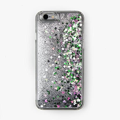 Silver Geometric Waterfall Liquid iPhone 7 Case