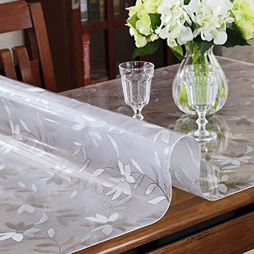 LovePads 2mm Thick Custom Cosmos Table Tops Protector Cover Plastic Tablecloth Wood Furniture Dining Coffee Side End Bar Table Topper Desktop Protective Desk Chair Pad Mat PVC Vinyl 54" x 54"