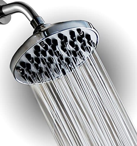 WantBa 6 Inches Rainfall High Pressure Shower Head with Consistent Powerful Rain Spray Showerhead by WantBa