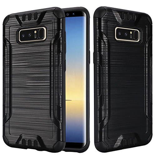 Samsung Galaxy Note 7 FE Carrying Case Protective Cover, Slim Kickstand Rugged Case For Galaxy Note 7 FE (Armor Black)